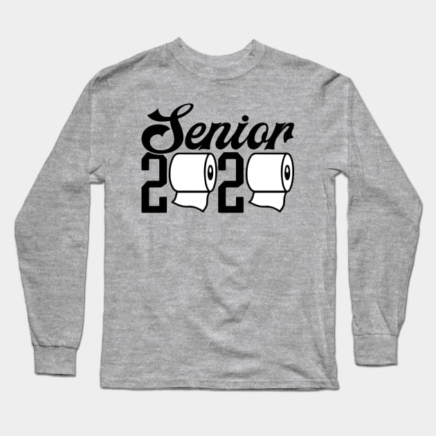 Senior 2020 Graduation Toilet Paper Long Sleeve T-Shirt by Caty Catherine